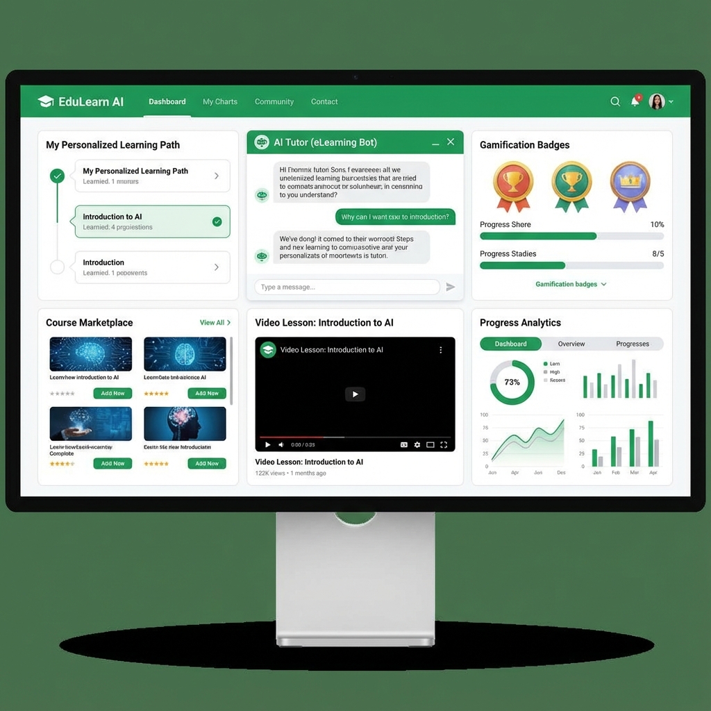 AI Learning Platform Dashboard